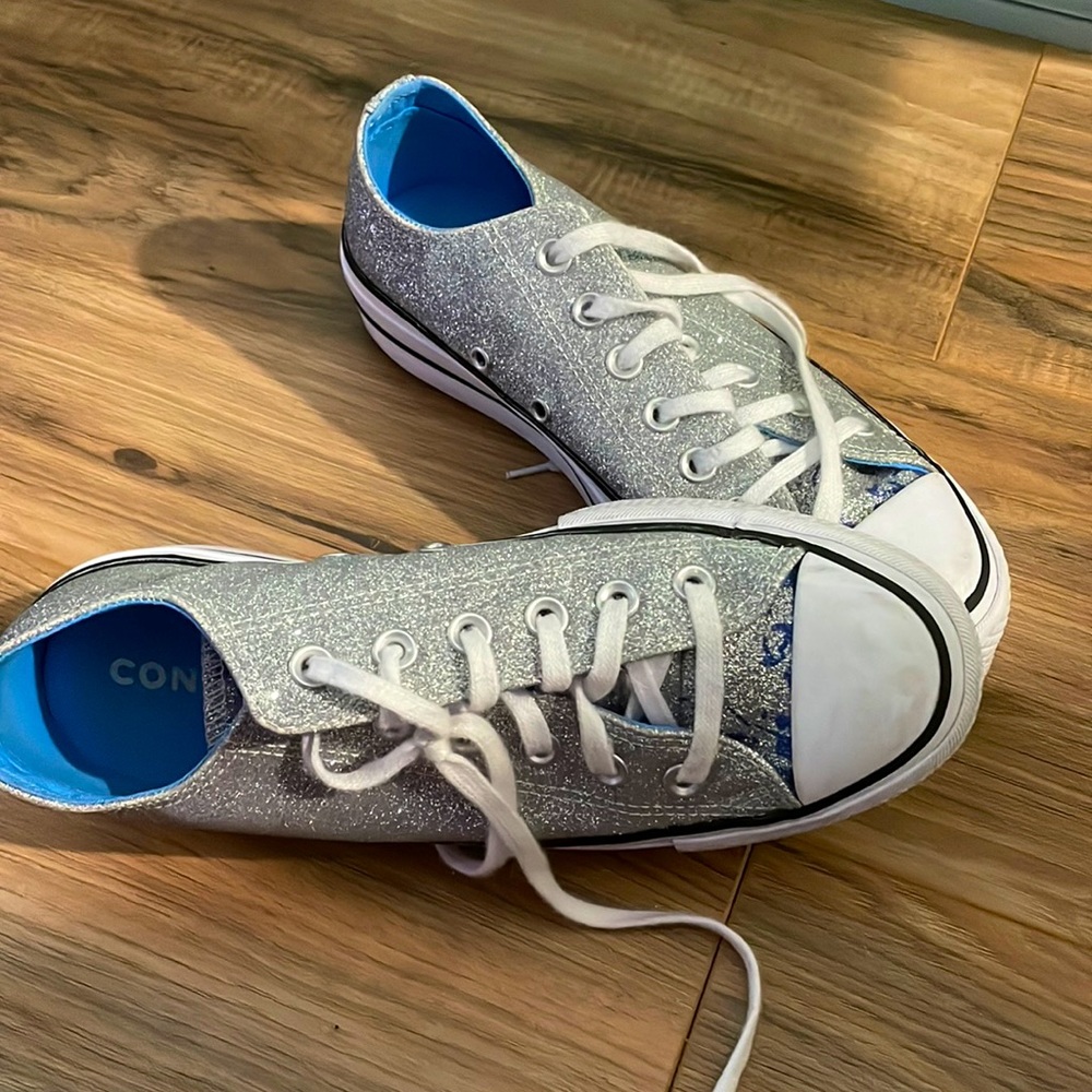 platform sparkly converse